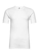 Dovre T-Shirts 1/4 Ærme Organi Underwear Night & Loungewear Pyjama Tops White Dovre