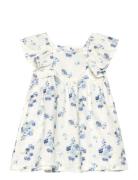 Dress Linen Aop Flower Dresses & Skirts Dresses Casual Dresses Sleeveless Casual Dresses Multi/patterned Lindex