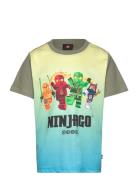 Lwtano 310 - T-Shirt S/S Tops T-Kortærmet Skjorte Green LEGO Kidswear