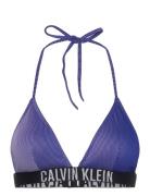 Triangle-Rp Swimwear Bikinis Bikini Tops Triangle Bikinitops Blue Calvin Klein