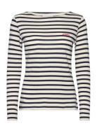 Colombier Sailor Shirt Tops T-shirts & Tops Long-sleeved Navy Maison Labiche Paris