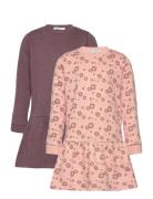 Sweat Dress Ls  Dresses & Skirts Dresses Casual Dresses Long-sleeved Casual Dresses Multi/patterned Minymo