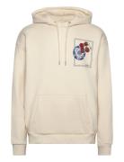 Dorian Hoodie Tops Sweatshirts & Hoodies Hoodies Cream Les Deux