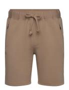 Mmgabel Zip Shorts Bottoms Shorts Casual Brown Mos Mosh Gallery