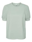 Vmkerry 2/4 O-Neck Top Vma Noos Tops T-shirts & Tops Short-sleeved Green Vero Moda