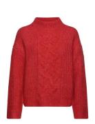 Mschchastine Peggy M Pullover Tops Knitwear Jumpers Red MSCH Copenhagen