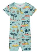 Holiday Pyjamas Pyjamas Sie Jumpsuit Blue Martinex