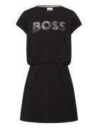 Dress Dresses & Skirts Dresses Casual Dresses Short-sleeved Casual Dresses Black BOSS