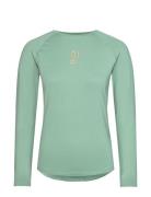 Elemental Long Sleeve 2.0 Sport T-shirts & Tops Long-sleeved Green Johaug