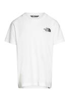 Teen S/S Simple Dome Tee Sport T-Kortærmet Skjorte White The North Face