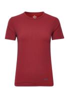 Ua Rush Seamless Ss Sport T-shirts & Tops Short-sleeved Red Under Armour