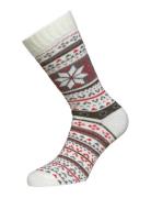 Winter Alpaca Star 1-Pack Lingerie Socks Regular Socks Cream Alpacasocks&Co