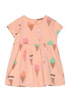 Dress Short Sleeved Icecreams Dresses & Skirts Dresses Casual Dresses Short-sleeved Casual Dresses Pink Lindex