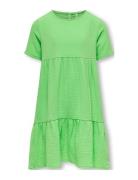 Kogthyra S/S Layered Dress Wvn Dresses & Skirts Dresses Casual Dresses Short-sleeved Casual Dresses Green Kids Only