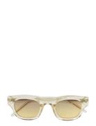 Lane Accessories Sunglasses D-frame- Wayfarer Sunglasses Yellow A.Kjærbede