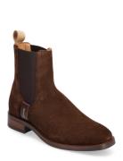 Fayy Chelsea Boot Shoes Boots Ankle Boots Ankle Boots Flat Heel Brown GANT