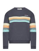 Surf Revival Panelled Crew Sport Sweatshirts & Hoodies Fleeces & Midlayers Navy Rip Curl