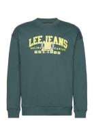 Varsity Sws Tops Sweatshirts & Hoodies Sweatshirts Blue Lee Jeans