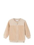 Nbmnash Ls Vel Card Tops Sweatshirts & Hoodies Sweatshirts Beige Name It