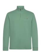 Estate-Rib Quarter-Zip Pullover Tops Knitwear Half Zip Jumpers Green Polo Ralph Lauren