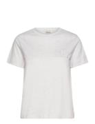 Reg Tonal Shield Ss T-Shirt Tops T-shirts & Tops Short-sleeved Grey GANT