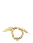 Maia Floral Silk Twill Diamond Scarf Accessories Scarves Lightweight Scarves Yellow Lauren Ralph Lauren