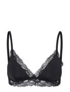 Pcmiley Lace Bra Noos Lingerie Bras & Tops Soft Bras Bralette Black Pieces