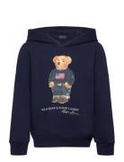 Polo Bear Fleece Hoodie Tops Sweatshirts & Hoodies Hoodies Navy Ralph Lauren Kids