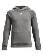 Ua Rival Fleece Hoodie Sport Sweatshirts & Hoodies Hoodies Grey Under Armour