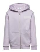 Blake Zipper Hoodie Kids Tops Sweatshirts & Hoodies Hoodies Purple Les Deux