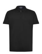 Custom Slim Fit Stretch Mesh Polo Shirt Tops Polos Short-sleeved Black Polo Ralph Lauren