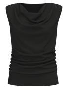 Slfabbie Ss Top D2 Tops T-shirts & Tops Sleeveless Black Selected Femme