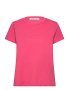 Solly Tee Solid 205 Tops T-shirts & Tops Short-sleeved Pink Samsøe Samsøe