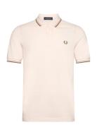 Twin Tipped Fp Shirt Tops Polos Short-sleeved Pink Fred Perry