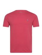 Custom Slim Fit Jersey Crewneck T-Shirt Designers T-Kortærmet Skjorte Red Polo Ralph Lauren