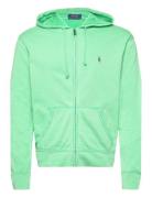 Spa Terry-Lsl-Knt Tops Sweatshirts & Hoodies Hoodies Green Polo Ralph Lauren