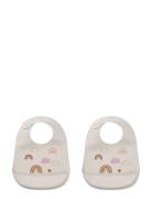 Tilda Silic Bib 2-Pack Baby & Maternity Baby Feeding Bibs Sleeveless Bibs White Liewood