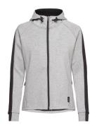 Hmlessi Zip Hoodie Sport Sweatshirts & Hoodies Hoodies Grey Hummel