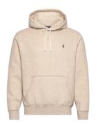 Rl Fleece-Lsl-Knt Designers Sweatshirts & Hoodies Hoodies Beige Polo Ralph Lauren