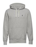 The Rl Fleece Hoodie Designers Sweatshirts & Hoodies Hoodies Grey Polo Ralph Lauren