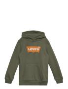 Levi's® Screenprint Batwing Pullover Hoodie Tops Sweatshirts & Hoodies Hoodies Khaki Green Levi's