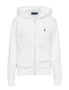 Fleece Full-Zip Hoodie Tops Sweatshirts & Hoodies Hoodies White Polo Ralph Lauren