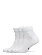 Long Distance Running Socks 3-Pack Sport Socks Footies-ankle Socks White Danish Endurance