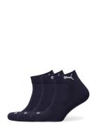 Puma Cushi D Quarter 3P Unisex Sport Socks Footies-ankle Socks Blue PUMA