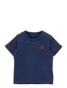 26/1 Jersey-Ss Cn-Tp-Tsh Tops T-Kortærmet Skjorte Blue Ralph Lauren Baby