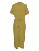 Maxi Shirt Dress With Lenzing™ Ecovero™ Knælang Kjole Green Esprit Collection