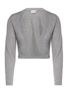 Kaankra Bolero Tops Knitwear Cardigans Grey Kaffe