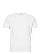 Panos Emporio Organic Cotton Tee Crew Tops T-Kortærmet Skjorte White Panos Emporio