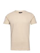 Hmllegacy Chevron T-Shirt Sport T-Kortærmet Skjorte Cream Hummel