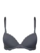 Lift Demi Lingerie Bras & Tops Push Up Bras Grey Calvin Klein